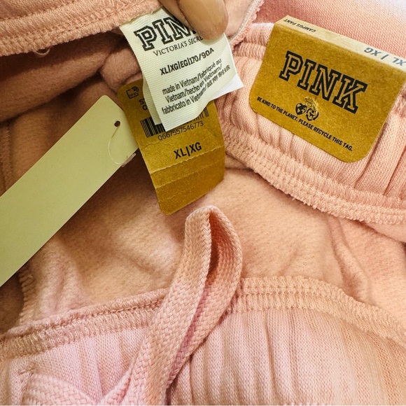 New Victorias Secret Pink Fleece Campus Sweats Size XLarge - Picture 5 of 10